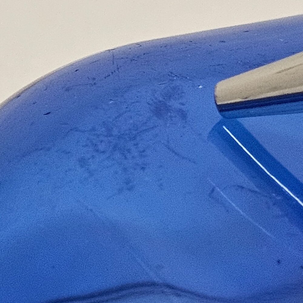 Pyrex Rectangle Cobalt Cake Pan 2qt 11" blue glass baking casserole dish 232R